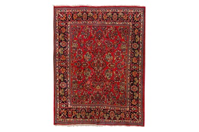 Lot 70 - A FINE SAROUK RUG, WEST PERSIA