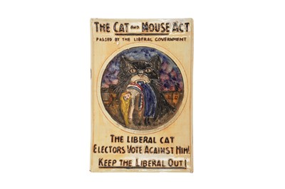 Lot 14 - CERAMIC PLAQUE SUFFRAGETTE INTEREST