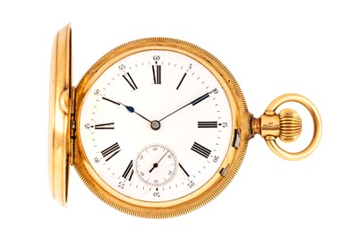 Lot 326 - FULL HUNTER 'CHRONOMETER' POCKET WATCH