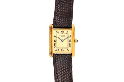 Lot 334 - MUST DE CARTIER - TANK WRISTWATCH