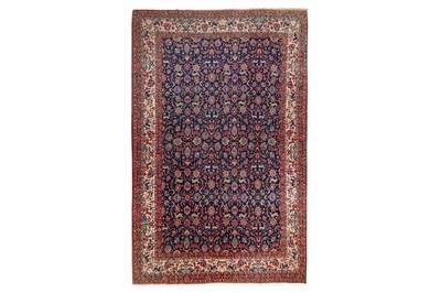 Lot 92 - A FINE ANTIQUE TEHRAN CARPET, NORTH PERSIA