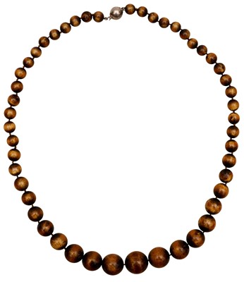 Lot 199 - λ A Chinese sea willow coral necklace
