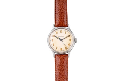 Lot 346 - JAEGER LECOULTRE - MEN'S STAINLESS STEEL WRISTWATCH