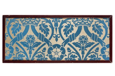 Lot 161 - A large section from the curtain panel at George VI's 1937 coronation at Westminster Abbey