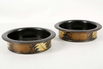 Lot 235 - A pair of fine antique Regency papier mache...