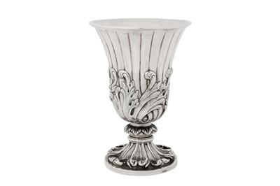 Lot 93 - A mid-19th century Indian colonial silver cup, Madras circa 1840 by George Gordon and Co (active 1822-42)