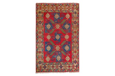 Lot 25 - A PINWHEEL DESIGN KAZAK RUG, SOUTH CAUCASUS