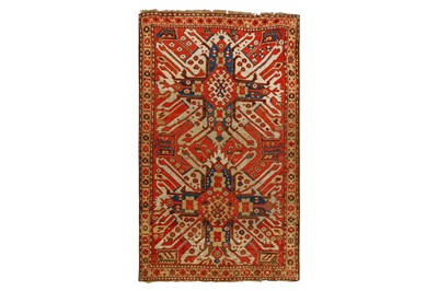 Lot 41 - AN ANTIQUE CHELABERD RUG, SOUTH CAUCASUS