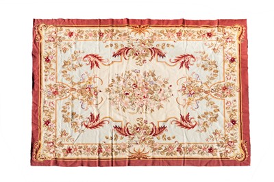 Lot 45 - A FINE CHINESE NEEDLEPOINT CARPET OF STYLISED AUBUSSON DESIGN