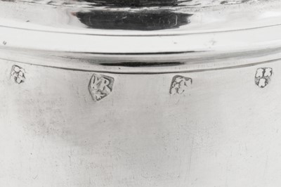 Lot 499 - An extremely rare Charles II provincial silver tankard, Newcastle circa 1670-80 by William Ramsey I (free. 1656, d.1698)