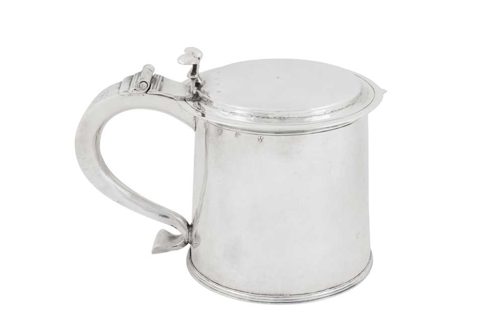 499 - An extremely rare Charles II provincial silver tankard, Newcastle circa 1670-80 by William Ramsey I (free. 1656, d.1698)