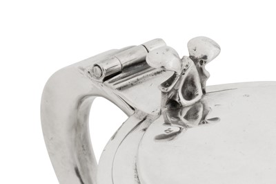 Lot 499 - An extremely rare Charles II provincial silver tankard, Newcastle circa 1670-80 by William Ramsey I (free. 1656, d.1698)