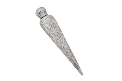 Lot 37 - A Victorian sterling silver scent bottle, London 1884 by Sampson Mordan