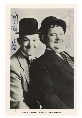 Lot 215 - Laurel (Stan) & Oliver Hardy