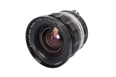 Lot 268 - A Nikon 20mm f/3.5 Nikkor-UD Auto Lens