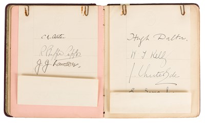 Lot 38 - Autograph Album.- Incl. Clement Attlee's Cabinet
