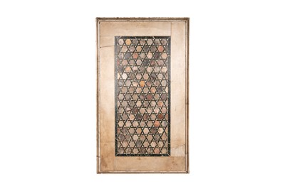 Lot 184 - AN ITALIAN PIETRA DURA SPECIMEN AND MARBLE TABLE TOP, LATE 19TH CENTURY