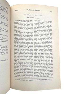 Lot 122 - Blackwood's Magazine, 35 vols. (1899 - 1917): first issue of Conrad's Heart of Darkness & others
