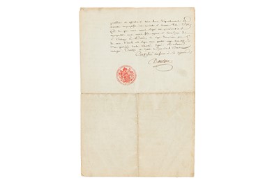 Lot 61 - Danton. Signed document. 1792