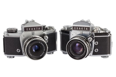 Lot 280 - A Pair of Exacta SLR Cameras
