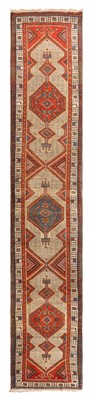 Lot 12 - AN ANTIQUE SERAB RUNNER, NORTH-WEST PERSIA