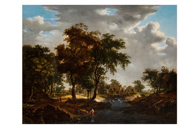 Lot 91 - FOLLOWER OF MEINDERT HOBBEMA (DUTCH, 1638-1709)