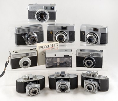 Lot 440 - Rare Agfa Rapid Transparent Demo Camera & Others.
