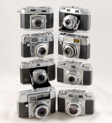 Lot 448 - Karomat 36, Marked US Zone, Germany, Super Solinette & Other Agfa Cameras.