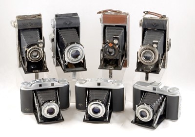 Lot 433 - Group of 7 Folding Agfa Cameras.
