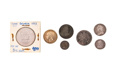 Lot 21 - A MIXED GROUP OF ASSORTED COINS