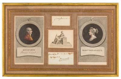 Lot 484 - Bonaparte (Napoleon) & Josephine de Beauharnais