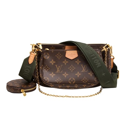 Lot 106 - Louis Vuitton Khaki Monogram Multi Pochette Accessoires Bag