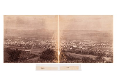 Lot 102 - PANORAMA OF NISH, SERBIA, c.1891