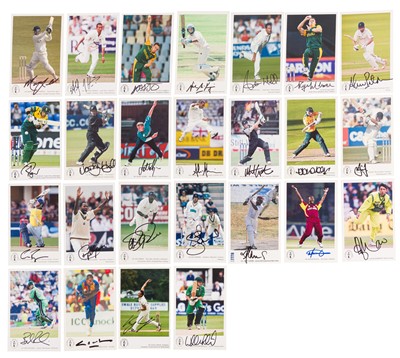 Lot 654 - International Cricketers