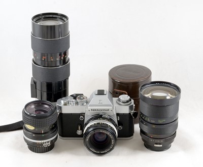 Lot 276 - A Nikkormat EL Outfit.