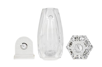 Lot 343 - A GROUP OF BACCARAT CRYSTAL ITEMS, LATE 20TH CENTURY