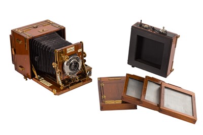 Lot 61 - A Sanderson Quarter Plate Tropical Hand & Stand Camera