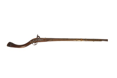 Lot 17 - AN OTTOMAN PERCUSSION RIFLE, 19TH CENTURY