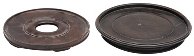 Lot 800 - TWO CHINESE WOOD STANDS