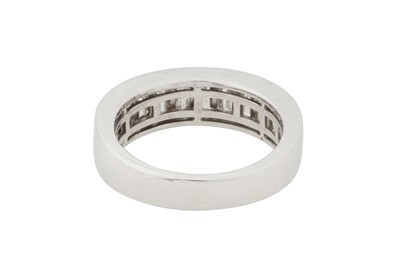 Lot 235 - A HALF ETERNITY DIAMOND RING, CIRCA 2005