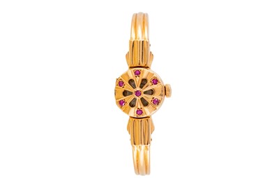 Lot 328 - CEBAH - VINTAGE 14K GOLD CONCEALED COCKTAIL WATCH