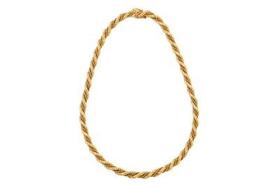 Lot 74 - A ROPETWIST NECKLACE