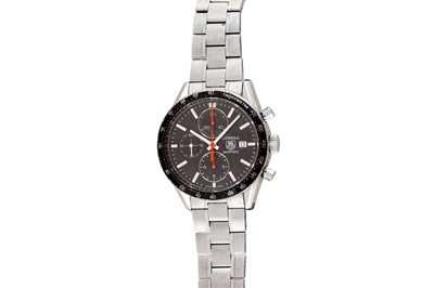 Lot 355 - TAG HEUER - MEN'S CHRONOGRAPH BRACELET WATCH