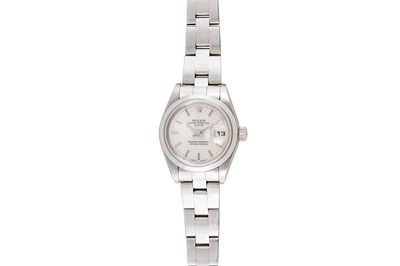 Lot 337 - ROLEX - LADY'S AUTOMATIC BRACELET WATCH