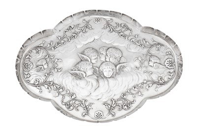 Lot 413 - A Victorian sterling silver dressing table tray, London 1896 by William Comyns