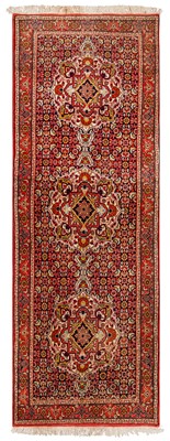 Lot 33 - A FINE BIJAR RUNNER, NORTH-WEST PERSIA