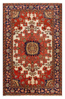 Lot 34 - A FINE ANTIQUE TAFRESH RUG, WEST PERSIA