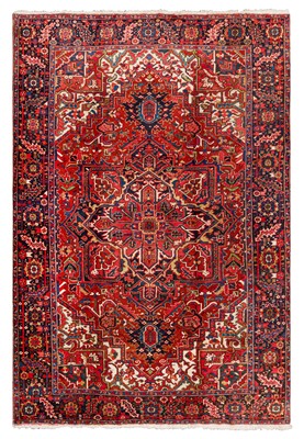 Lot 59 - A FINE HERIZ CARPET, NORTH-WEST PERSIA