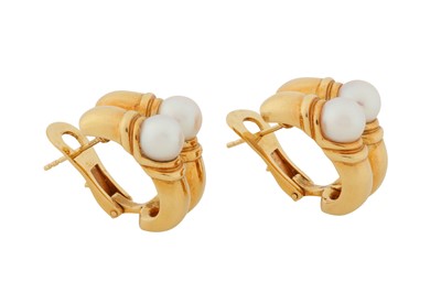 Lot 95 - BULGARI Ι A PAIR OF BULGARI EARRINGS