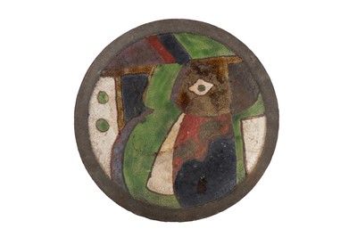 Lot 362 - CHRISTIE BROWN (BRITISH, CONTEMPORARY), STUDIO POTTERY SHALLOW BOWL, CIRCA 1982